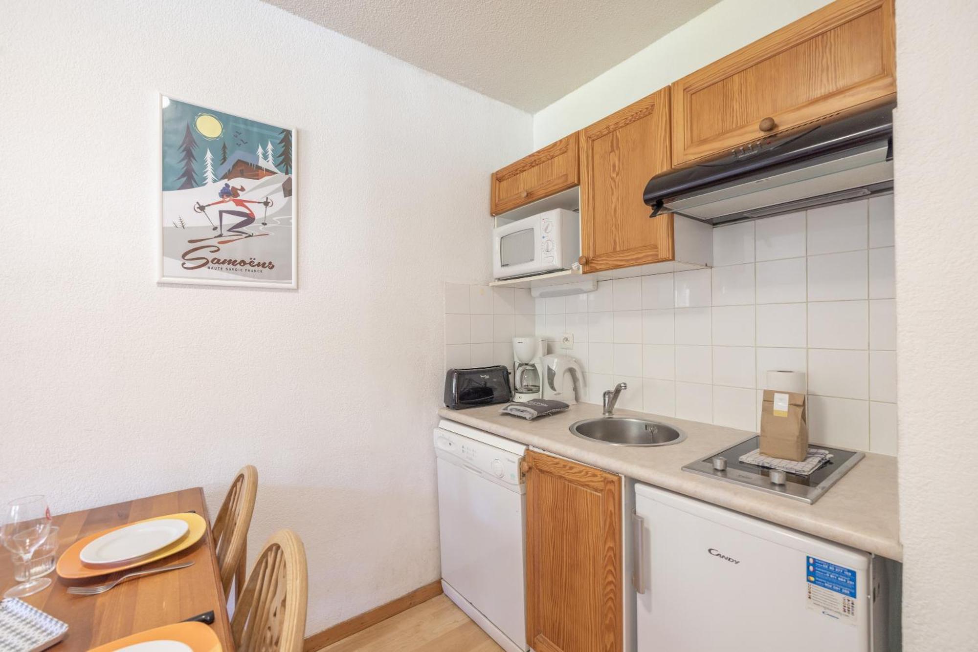 Appt Le Grand Tetras F14 - 4 Pers Appartement Samoëns Buitenkant foto
