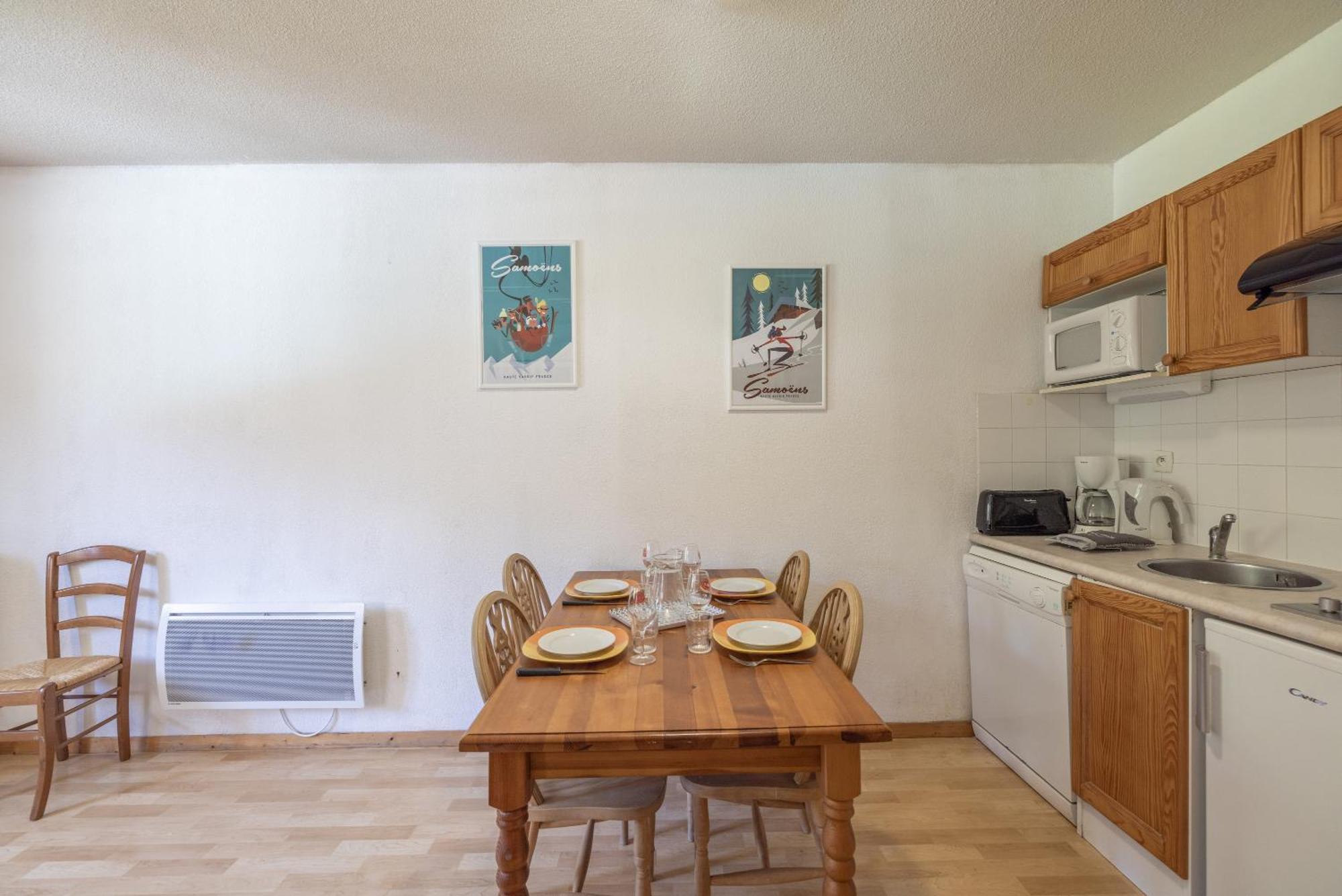 Appt Le Grand Tetras F14 - 4 Pers Appartement Samoëns Buitenkant foto